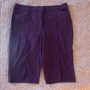 Nine West Burgundy Shorts